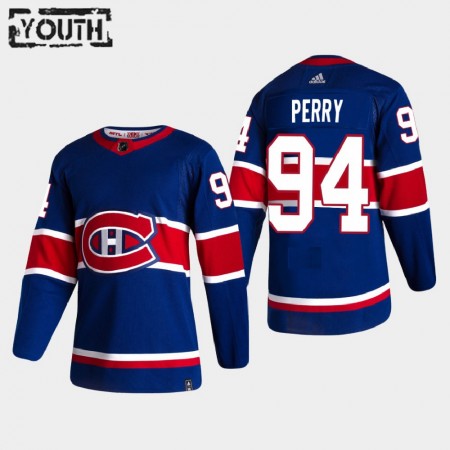 Montreal Canadiens Corey Perry 94 2020-21 Reverse Retro Authentic Shirt - Kinderen